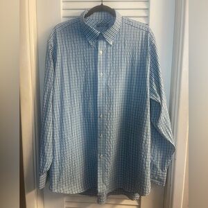Nautica Nav Tech Men’s XL 17.5- 34/35 Button Down Oxford-Excellent Condition